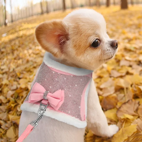 Rhinestone Dog Harness